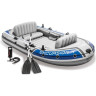 Лодка INTEX EXCURSION 68324, 4-местная, 315×165×43 см, вёсла, насос, до 500 кг